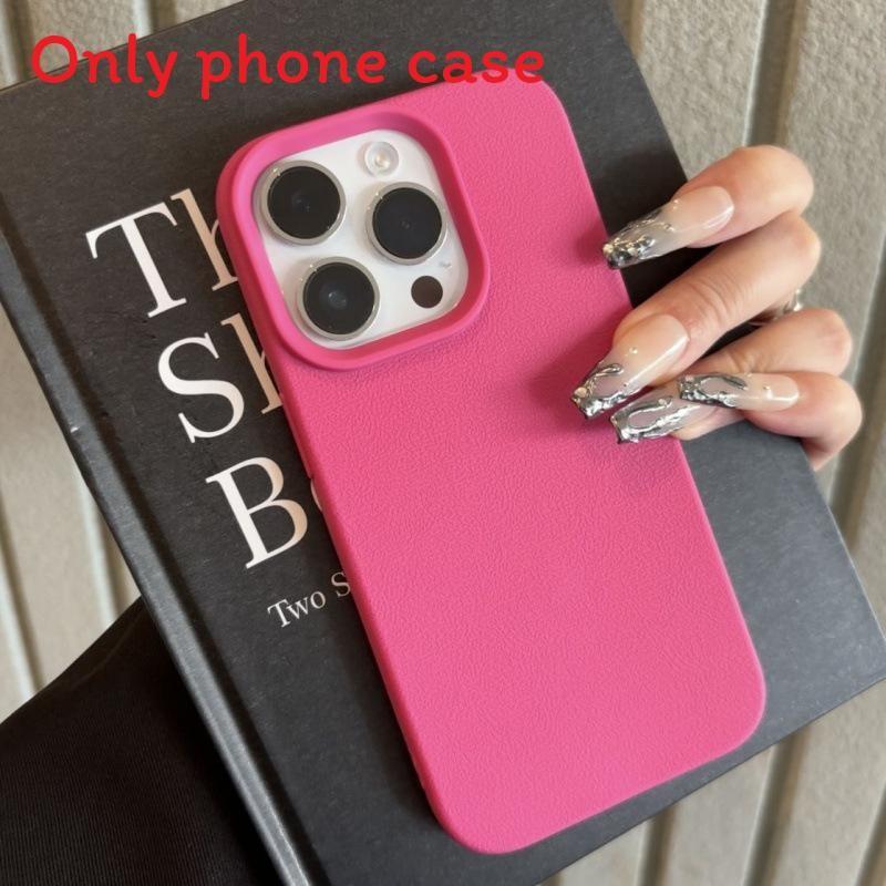 

For Iphone 16e Tpu Case With Antislip Matte Coating And Durable Design рожевий червоний колір