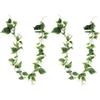 Artificial Flower Vine Garland Hanging Decorations Simulated Floral Vine for Wedding Arch Valentine Wreath Elegant White Fake Flower Garland for