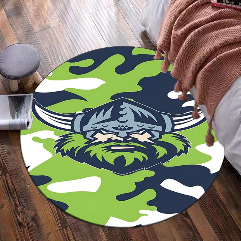 Canberra Camouflage Warrior Round Rug for Livingroom,Bedroom, Palyroom, Chair Rug, Area rug, Circle Carpet, Fan Christmas gift