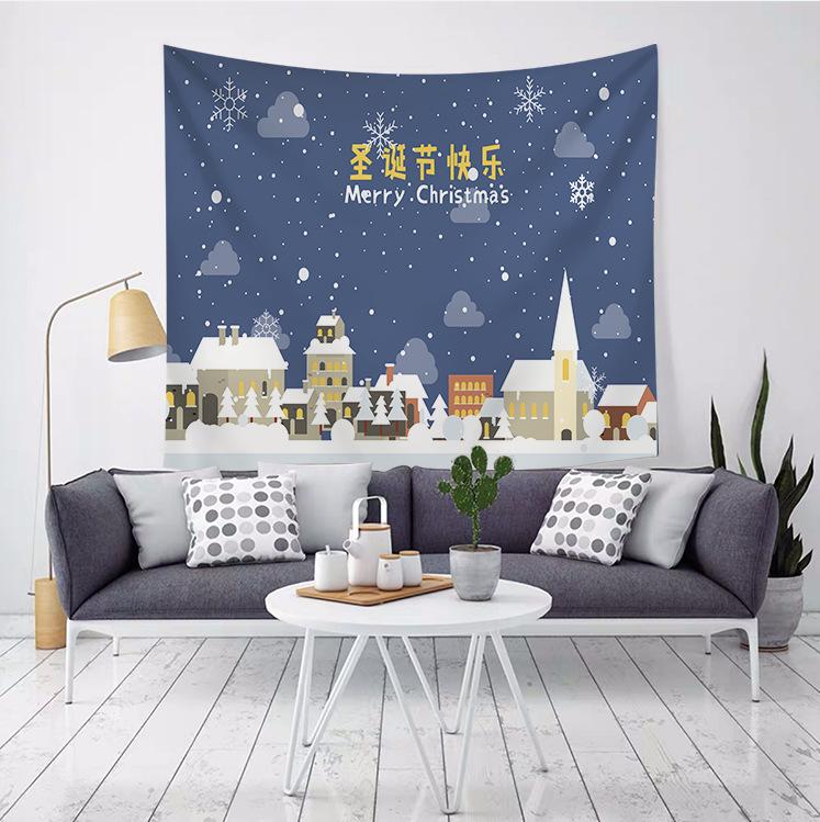 Tapiserie decor pentru casă Ornament de Crăciun Decor boem Dormitor Sufragerie Tapiserie de perete Semineu Tapiserie tapeçaria de natal
