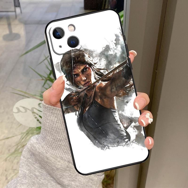 Lara Croft Tomb Raider Case For iPhone 17 Air 16 15 14 13 11 12 Pro Max Plus 12 13 Mini 16e 17 Pro Max Back Cover