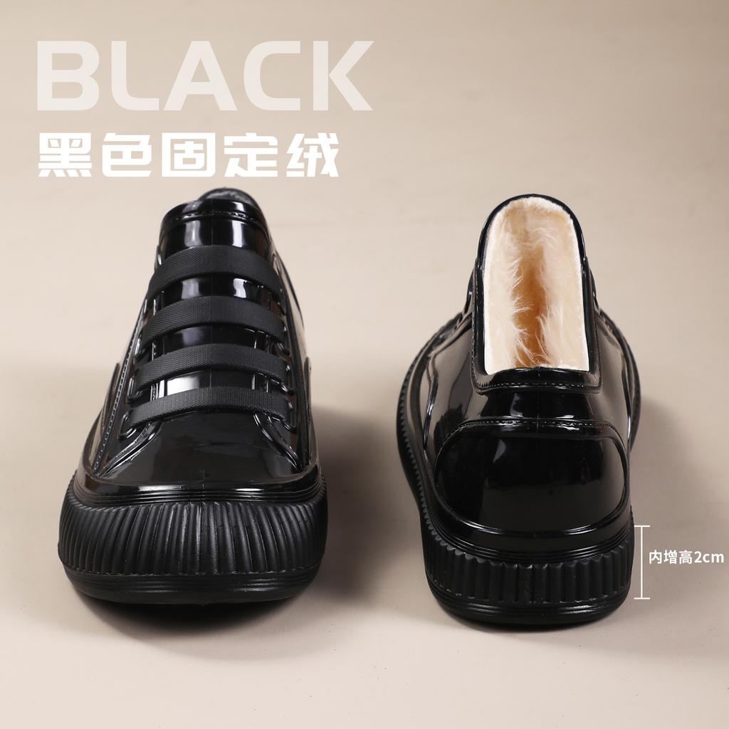Rain shoes women's fashion outer wear anti-adult soft sole wear-resistant not tired feet shallow mouth shoes thickened new shoes