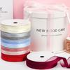 DIY Gift Wrapping Solid Satin Ribbons Bridal Bouquets Handmade Bows Single Face Ribbons Shiny Cake Packaging Bouquet Ribbons