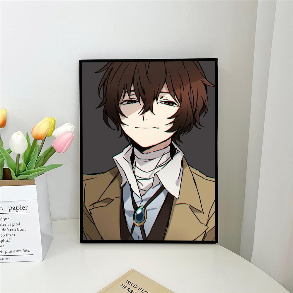 1pc Japanese Anime B-Bungo Stray Dogs Self-adhesive Art Poster Waterproof Paper Sticker Coffee House Bar Room Wall Decor