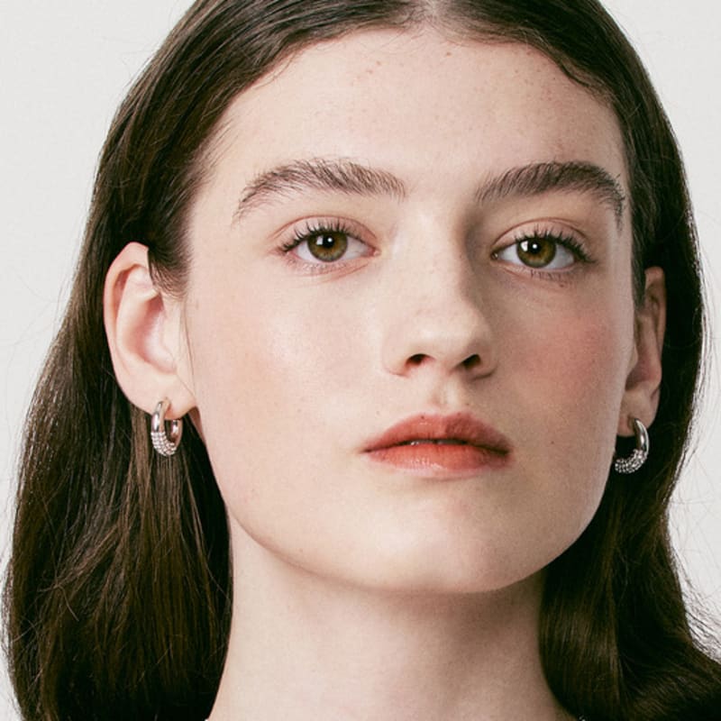 VINTAGE HOLLYWOOD Space Stone Ring Earrings_VH249OEA008M