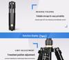 8-Light Edition Q222C Carbon Fiber DSLR Camera Tripod for Photography & Videography - Portable & Travel-Friendly