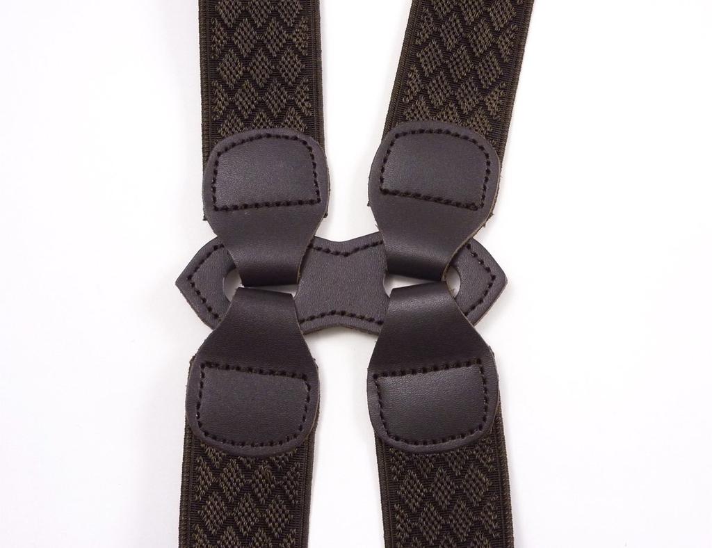 [Peace Workshop] Holster Suspenders for Men, Philip, Made In Japan, 30mm Width, Chocolate