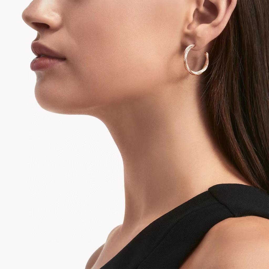 New 2023 Trendy Hot Brand Classic Europe Earrings Jewelry For Women Party Punk Rock Hip-hop Lozenge Engagement Geometric Rings