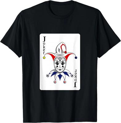Joker T-Shirt Playing Cards Tee Shirts T-Shirt