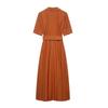 European & American Spring 2025 French Waist-Cinching Slimming Goddess Shirt Dress