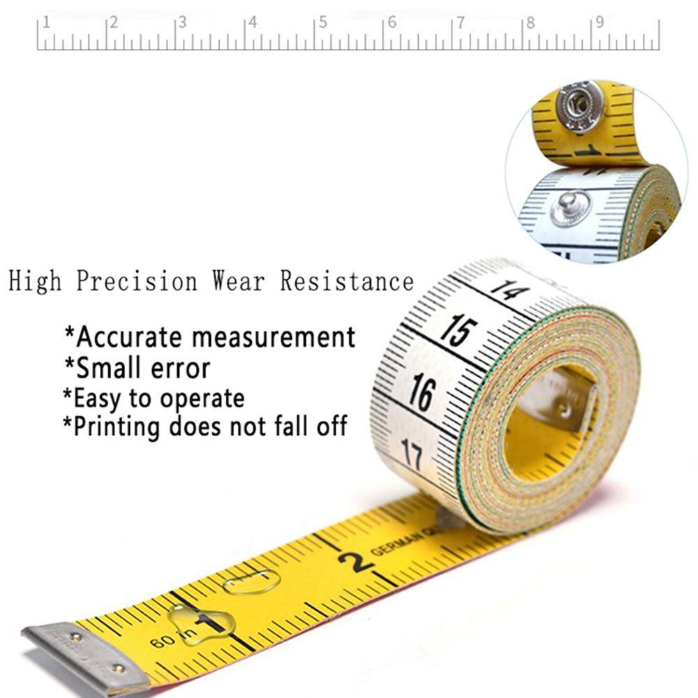 Snap Fasteners Flat Germany Quality Colorful Tailor Tape Sewing Tools Body Measuring Ruler Meter