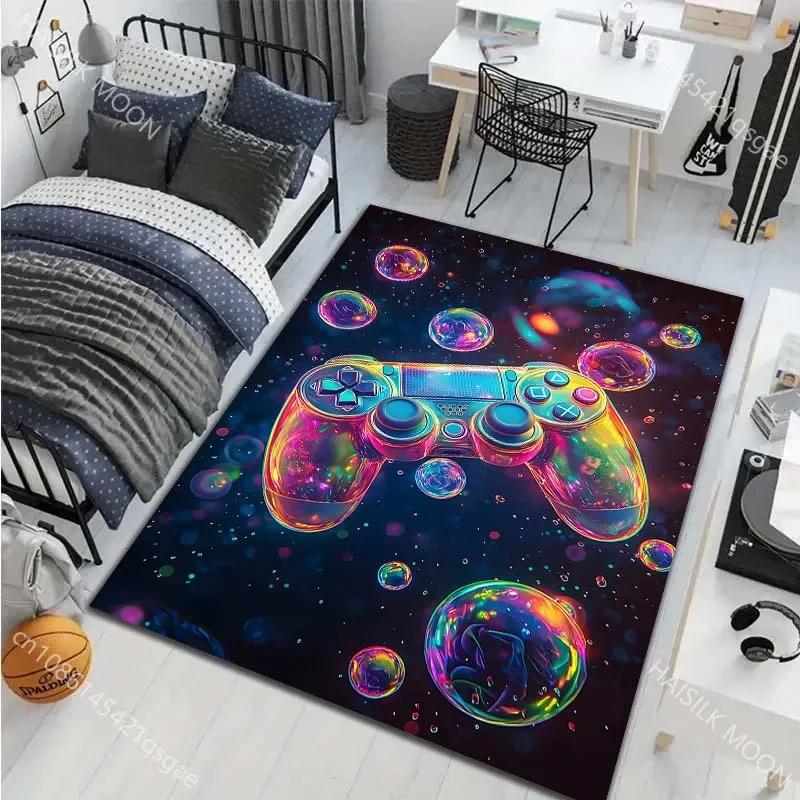 6Styles Game Controller Printed Carpet for Living Room Bedroom Home Decor Area Rugs Non-slip Floor Mat Modern Carpet Luxury Gift