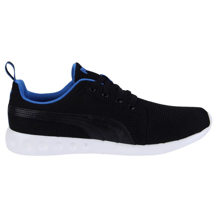 Puma Carson Bequeme Alltägliche Low-Top Lifestyle Schuhe Herren Sneaker Schwarz Blau 357482-04