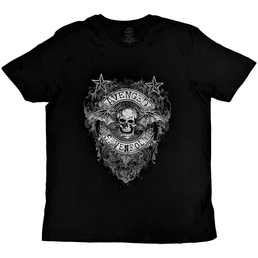 Avenged Sevenfold Stars Flourish T-Shirt Black New Unisex T-Shirt S