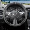 Compatible with 14th Gen Sylphy Classic Yuexiang Steering Wheel Cover - Winter Flocking Velvet Non-slip, Slim Design for Women