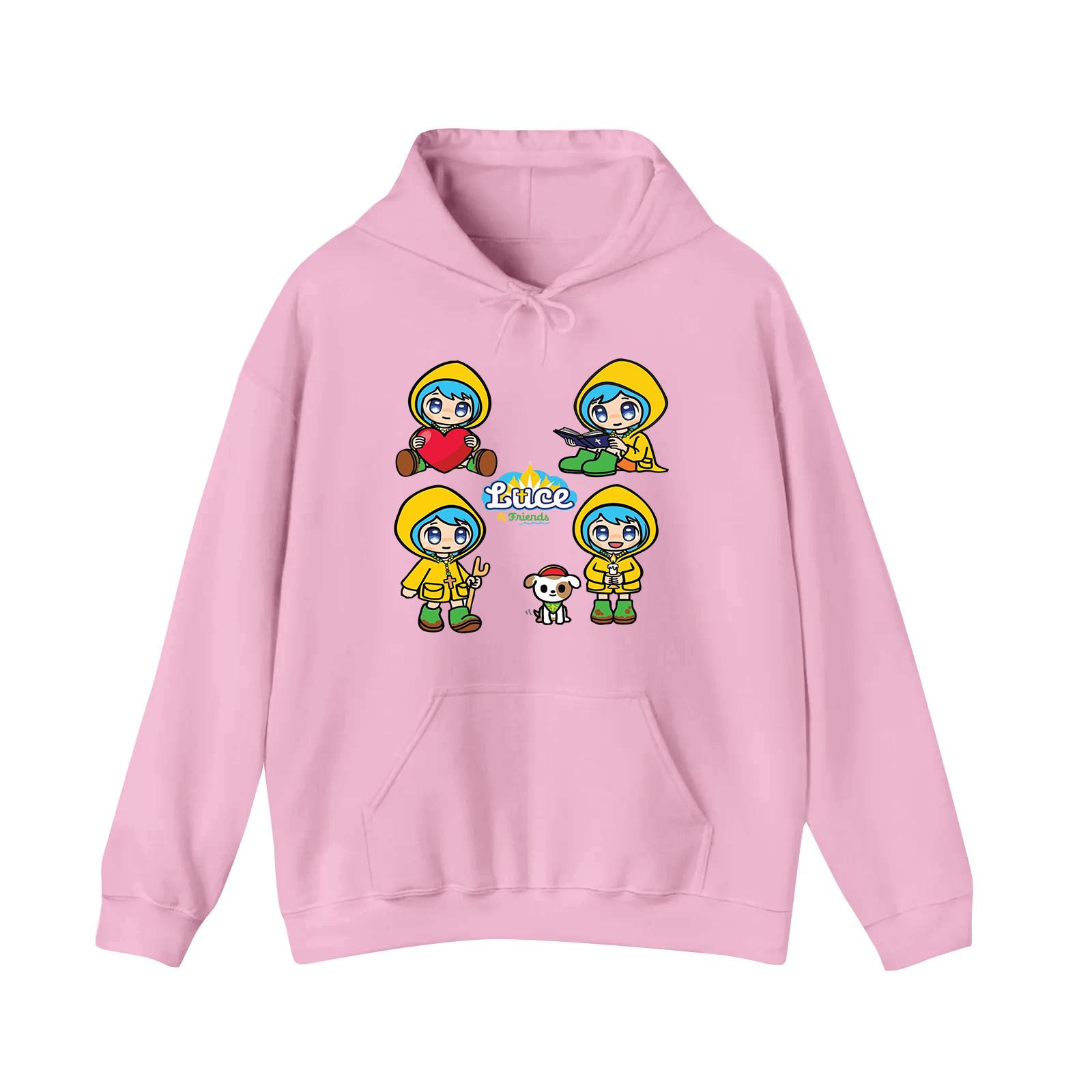 

Sweatshirts For Teen Girls Long Sleeve Letter Print Friends Pullover Cute Hoodie M жовтий