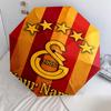1 PC Automatic Folding Umbrella - Galatasaray S Custom Name Pattern, Portable & Foldable Design with 8 Ribs, Christmas Birthday Gifts