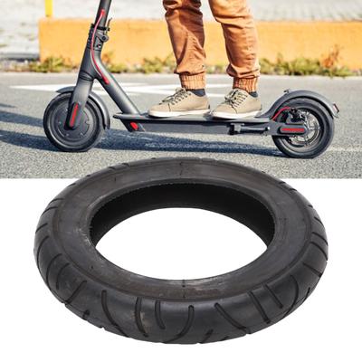 10 Inch Outer Tire Pneumatic Great Shock Absorption Electric Scooter Tyre Replacement for   M365 M365 Pro Road Black