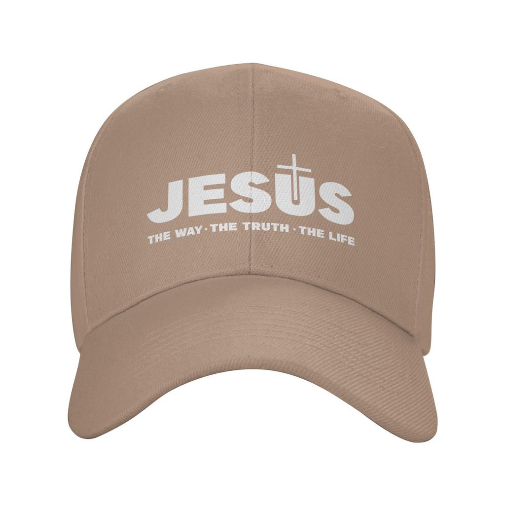Custom Classic Jesus Christ The Way The Truth The Life Baseball Cap Unisex Women Adjustable Religion Christian Faith Dad Hat Sports