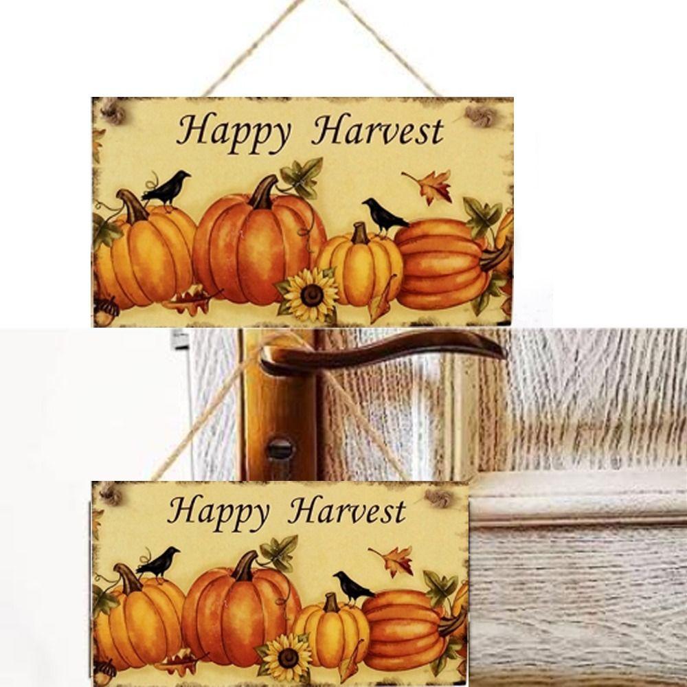 

Reminder Signs Hotel Bulletin Board Happy Harvest Sign Door Hanger Door Sign Fitting Room