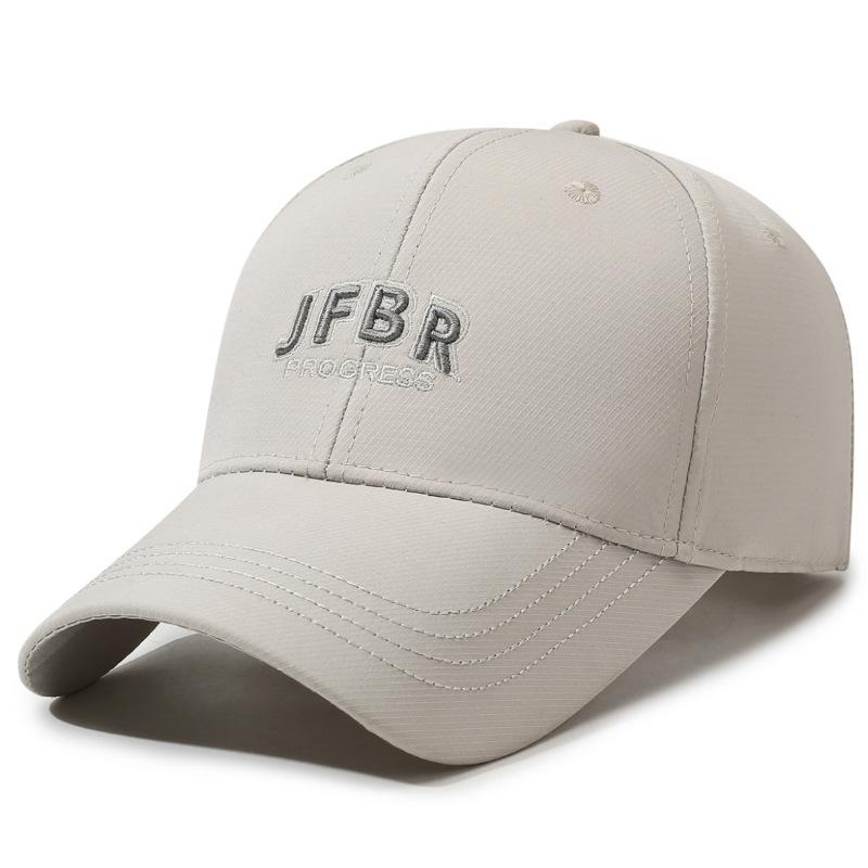 Letter Embroidery Hardtop Outdoor Cap Men'S Spring And Summer Versatile Fashion Trendy Brand Sunshade Baseball Cap Women