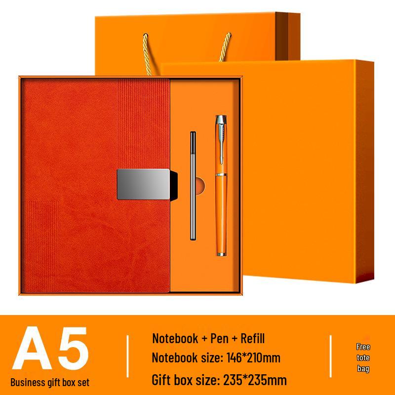 Customizable Cross-Border Gift Set: Notebook & Thermos for Office Meetings & Daily Use