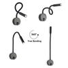 LED Bedside Working Study Reading Lamp Wall Lamp Sconces AC100-240V Adjustable LED Book Lamp Wall Night Light Fixtures