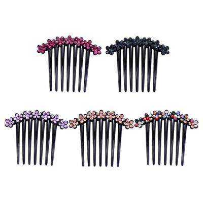 Hairpins Rhinestones For Girls Crystal Hair Clips Korean Barrettes Women Hair Comb Mother Headwear