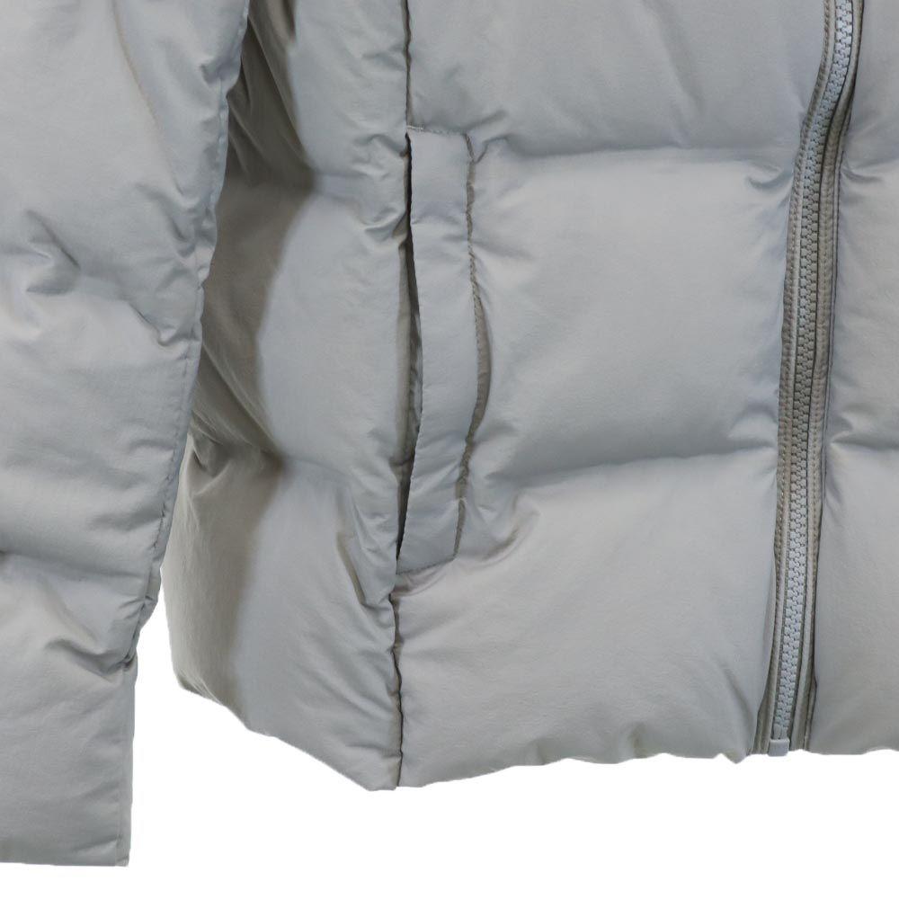 Uniqlo Seamless Down Jacket M Gray Hood Women Used