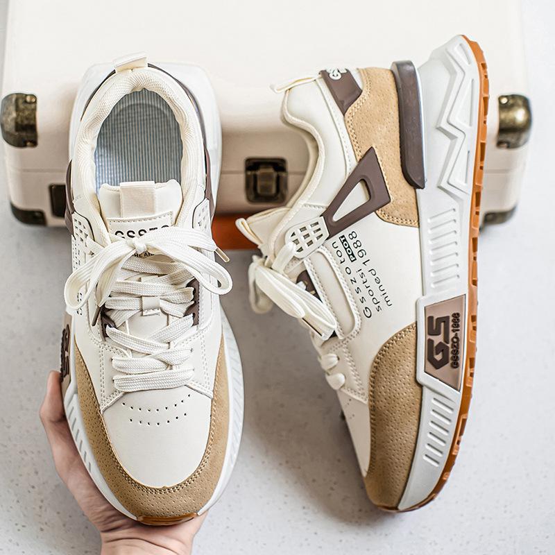 Neue Herren-Casual-Mode-Trend-Board-Schuhe rutschfest und verschleißfest Koreanische Version vielseitige Casual-Board-Schuhe Herrenschuhe