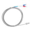 M6 Screw Fine Thread Type K Thermocouple Temperature Sensor Wire 0400 Celsius  (5 M)
