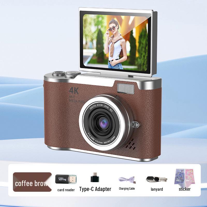 Retro HD Mini Digital Camera for Students and Travel