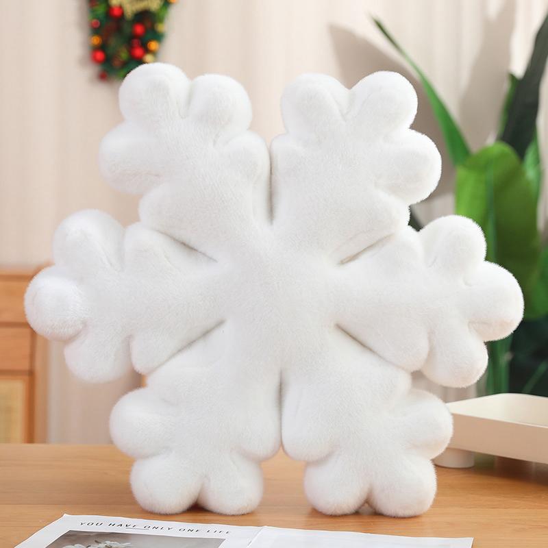 40/50/60cm Creative Funny Plush Snowflake Toys Super Stuffed Snow Pillow Kids Sleep Home Sofa Bed Cushion Gift For Kids