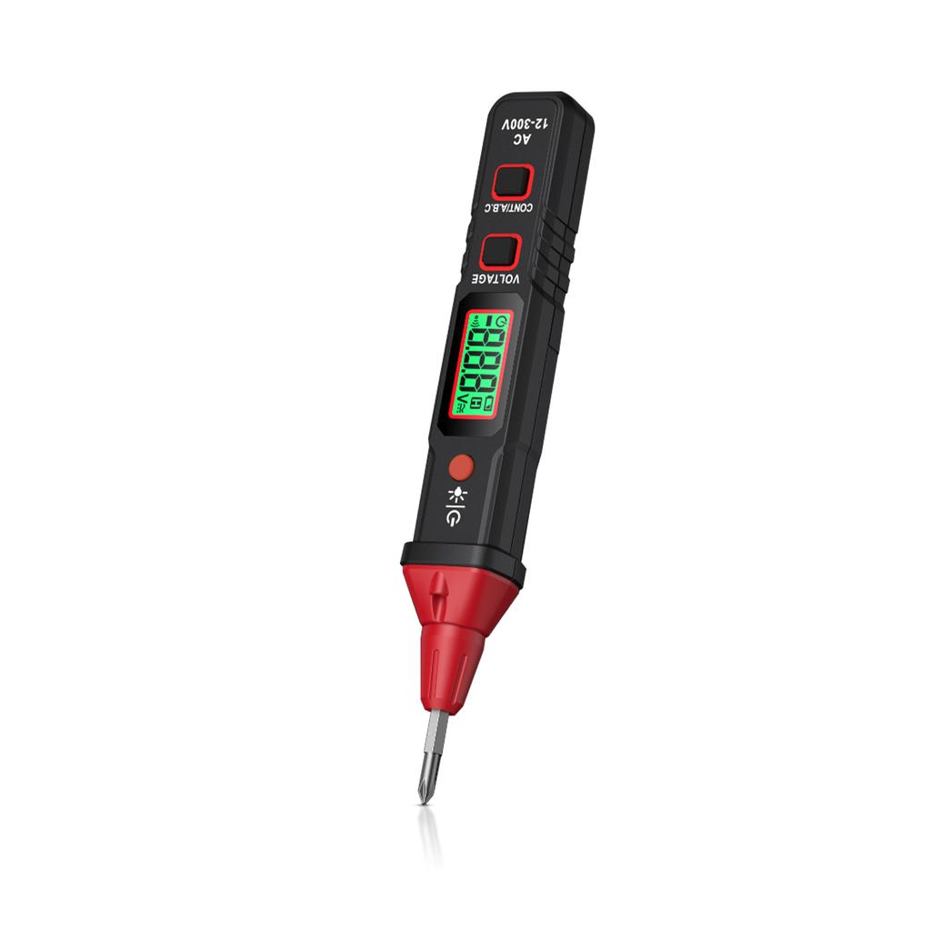Voltage Detector Pen Electricity Tester 12~300V AC Voltage Detector NCV Induction Phase Sequence