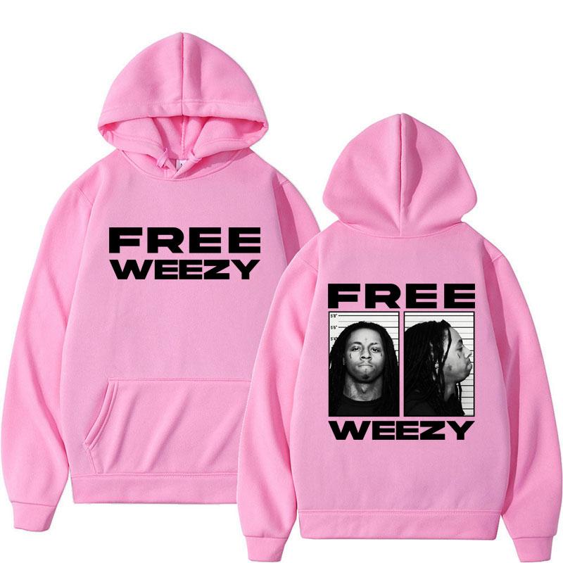 Rapper Lil Wayne Graphic Hoodie Free Weezy Hip Hop Gothic Clothes Men Women Retro Punk Long Sleeve Oversized Pullover