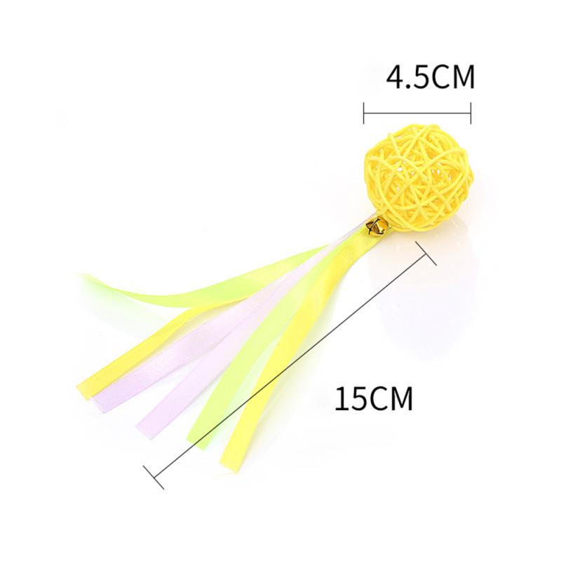 Cat Funny Balls Toy With Bells Colourful Interactive Toy Squeaky Toy Pet Products Cat Accessories