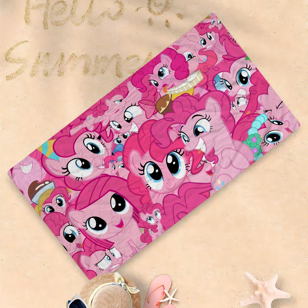 My Little Cartoon P-Pony Microfiber Beach Towel Absorbent Quick dry Soft Yoga Swimming Resort Mountain Climbing Towel