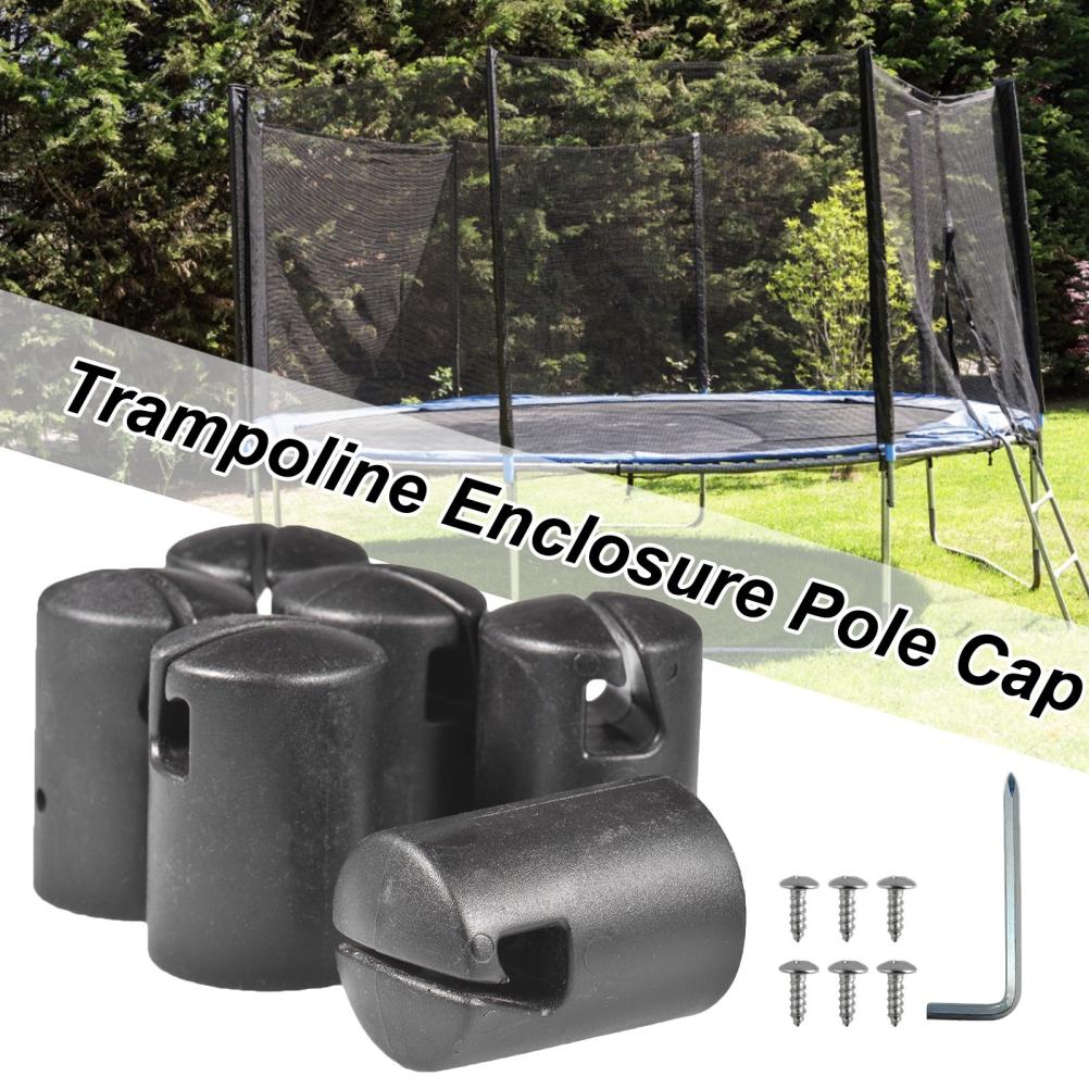 6pcs Trampoline Spring Cover Pad Safety Protector Sleeve for Kids Jumping Bed