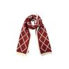 Women's Red Woolen Snood: Versatile Winter Warmth with Japanese Plaid.
