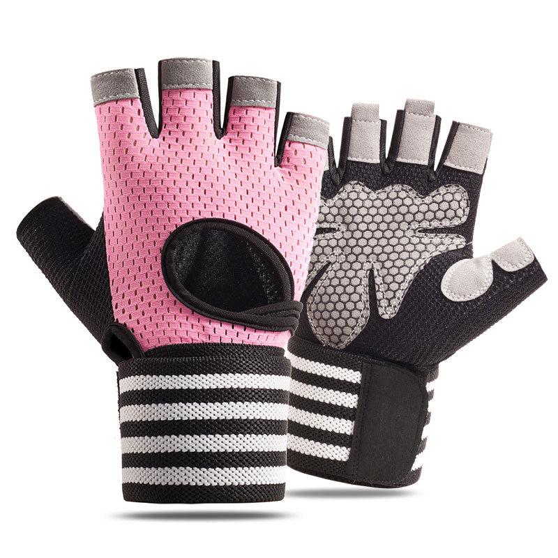 

Фитнес-перчатки, напульсники, тренировочные перчатки без пальцев с компрессией, спорт, противоскользящие, амортизация XL