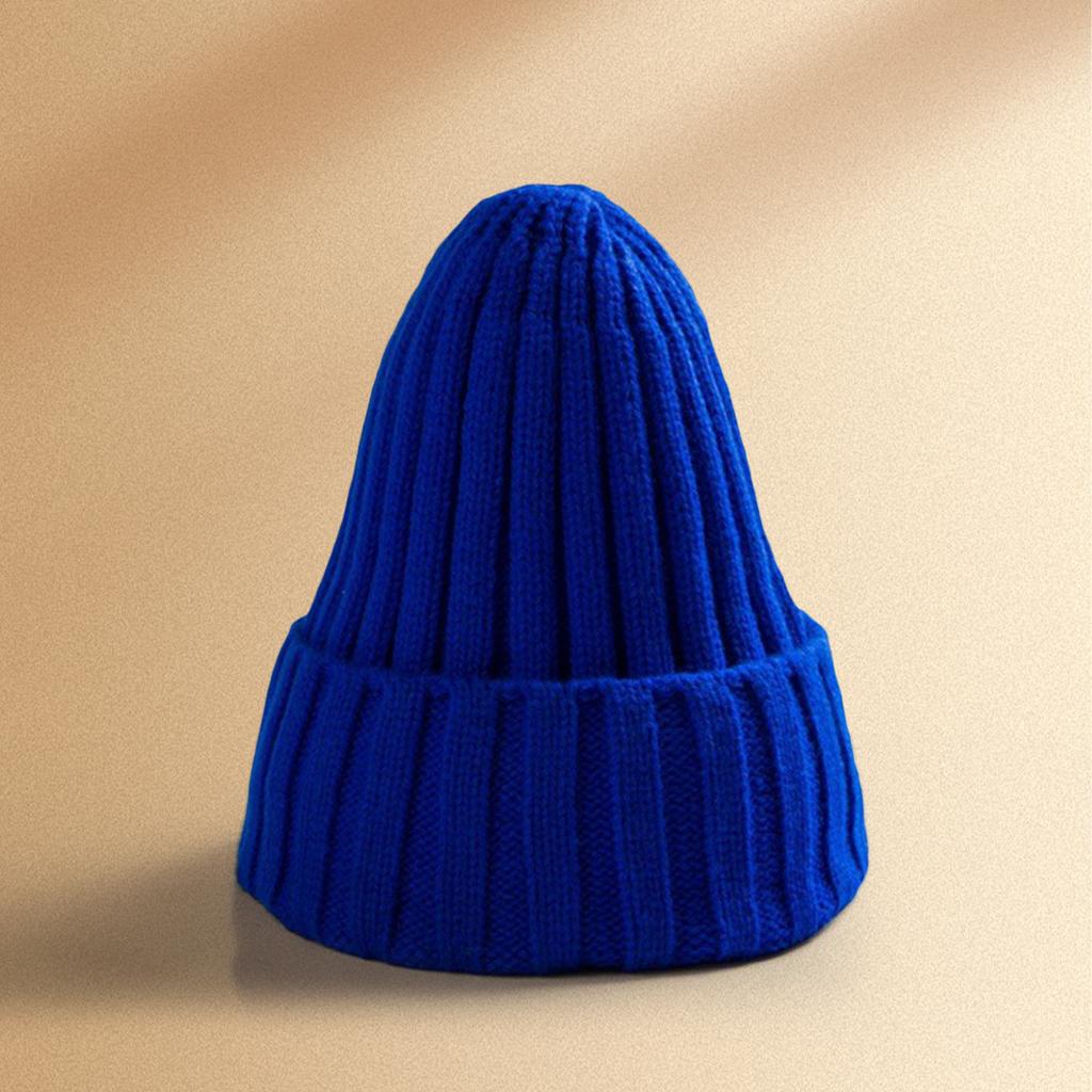 Men's And Women's Winter Warm Straight Strip Flanged Hat, Woolen Hat, Fashionable And Versatile Hat