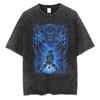 2026 Hip Hop Streetwear Japanischer Anime Naruto Print T-Shirt Vintage Schwarzes T-Shirt Harajuku Lässige Oberteile Herren Kurzarm