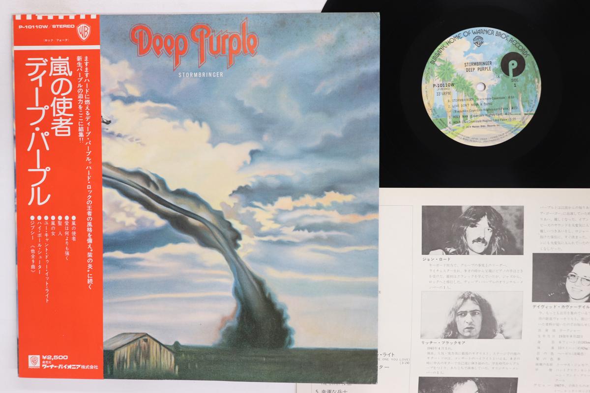 Виниловая пластинка DEEP PURPLE  Stormbringer P10110W WARNER BROS 1974 Япония Obi Рок Б/у