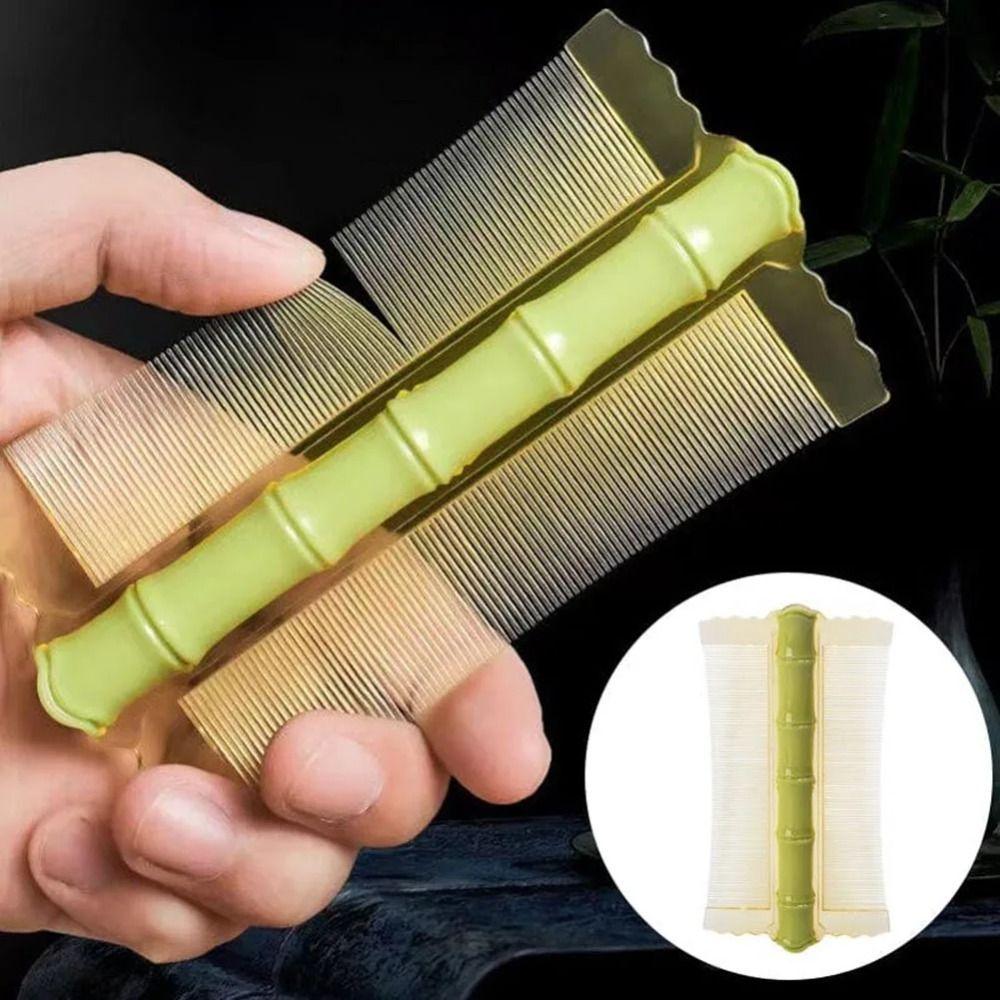 Remove Dandruff Super Dense Tooth Removal Flea Detachable Encryption Comb Double-sided Ultra-Dense Scalp Cleaning Tool Children