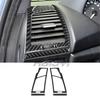 6Pcs  Carbon Fiber Interior Air Vent Kit Cover Trim For BMW 1 Series E82 E88