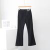 2025 Spring/Autumn Women's Retro Flare Black Jeans