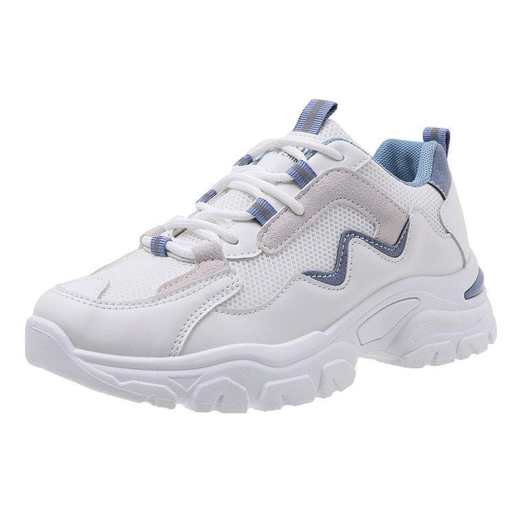 

2025 autumn new breathable women s mesh sneakers women s dad shoes women s casual and lightweight running shoes ins tide 35 синий