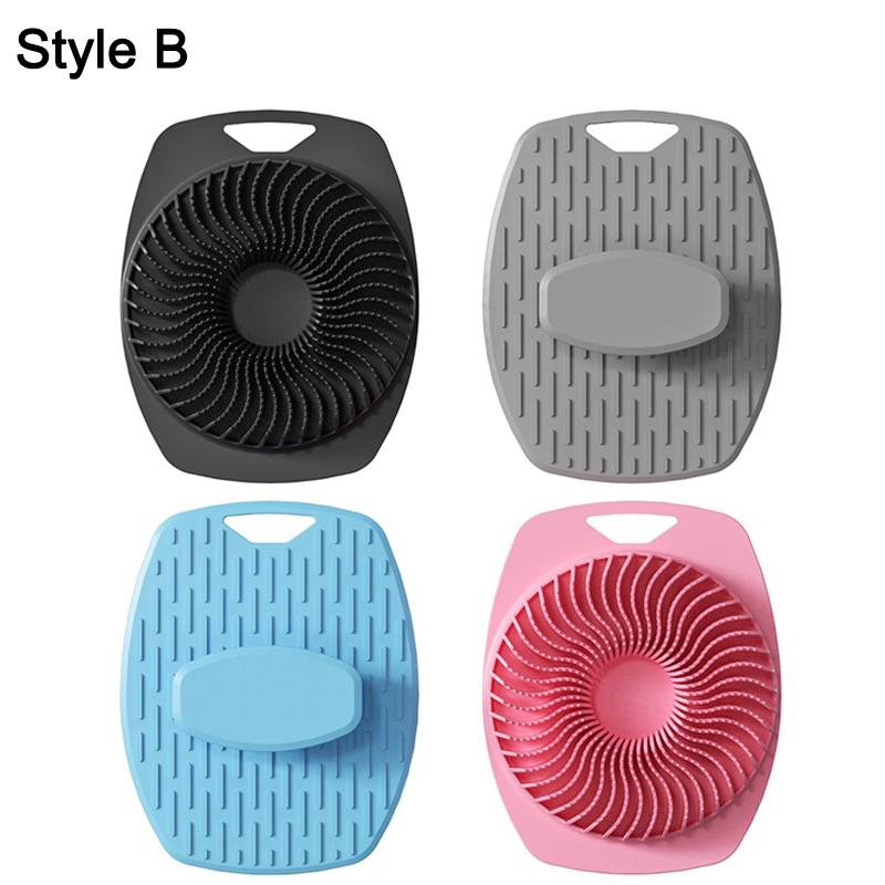 Shower Cleansing Brush Gentle Exfoliating And Massage For All Kinds Of Skin Soft Silicone Body Scrubber Handheld