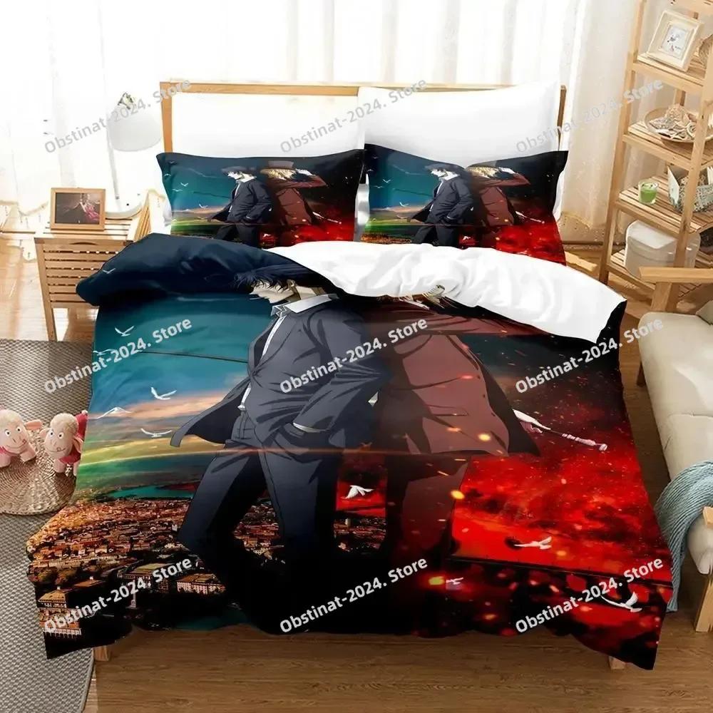 New 3d Print Anime Moriarty the Patriot Beding Set Single Twin Ful Quen King-Sized Dimensionsd Dimensions Bed Linen Set Adult People Kid Bedrom Duvet