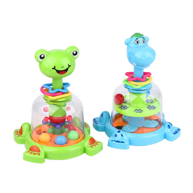 Kids Fun Giraffe Rotating Jumping Ball Rolling Beads Toy Baby Early Education Toy Finger Skill Training Montessori Baby Toy
